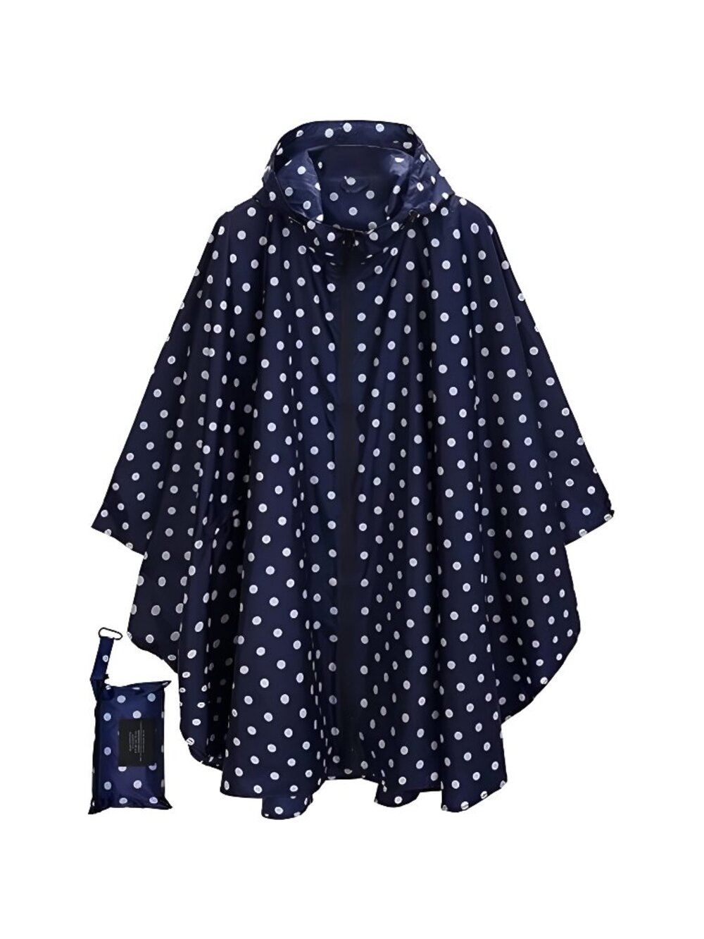 Fashion Hooded Rain Poncho Waterproof Raincoat Jacket with pocket